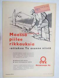 Kansa Taisteli 1961 nr 7 sis. seur. artikkelit; A. Kurenmaa - Kun toimeen tartutaan, Toivo Korhonen - Olkaa uskollisia, Onni Repo - Miutko hyö sinne ens