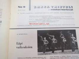 Kansa Taisteli 1961 nr 9 sis. seur. artikkelit; A. Kurenmaa - Läpi vaikeuksien, Veikko Pajunen - Siiranmäellä koettua, Tauno S. Pulakka - Tulta ilman savua, U.