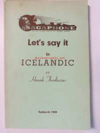 Let`s say it in Iceandic (Sano se Islanniksi)