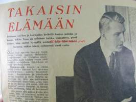 Viikonloppu 1937 nr 30, sis. mm. seur. artikkelit / kuvat / mainokset; Haluatteko ihanne vartalon, Takaisin elämään, Köyhä tyttö menee naimisiin, katso