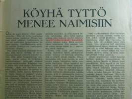 Viikonloppu 1937 nr 30, sis. mm. seur. artikkelit / kuvat / mainokset; Haluatteko ihanne vartalon, Takaisin elämään, Köyhä tyttö menee naimisiin, katso