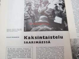 Kansa Taisteli 1962 nr 3, Valo Nihtilä - Puolueettomuutemme edellytyksistä, A. Ojala - Vastaisku Viipurin valleilla, Sulo Pasanen - Kaksintaistelu Saarimäessä,