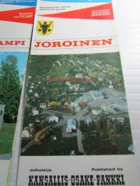 KOP Kansallis-Osake-Pankki julkaisema kaupungin matkailukarttasarja, 14 eri kaupungin matkaoppaat - Lahden kesä-talvi ulkoilukartta, katso kuvista sisältö tarkemmin