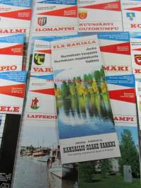 KOP Kansallis-Osake-Pankki julkaisema kaupungin matkailukarttasarja, 14 eri kaupungin matkaoppaat - Lahden kesä-talvi ulkoilukartta, katso kuvista sisältö tarkemmin