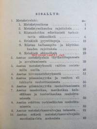 Metsästystä sekä eläin- ja luonnonsuojelua koskevat lait ja asetukset - pieni lakisarja No 52 1947