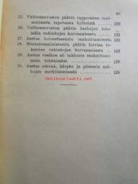 Metsästystä sekä eläin- ja luonnonsuojelua koskevat lait ja asetukset - pieni lakisarja No 52 1947