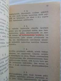 Metsästystä sekä eläin- ja luonnonsuojelua koskevat lait ja asetukset - pieni lakisarja No 52 1947