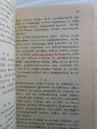 Metsästystä sekä eläin- ja luonnonsuojelua koskevat lait ja asetukset - pieni lakisarja No 52 1947