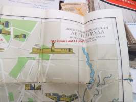 Leningrad -turistikartta, venäjänkielinen