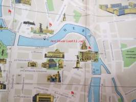 Leningrad -turistikartta, venäjänkielinen