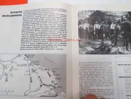 Kansa Taisteli 1963 nr 11, sis. seur. artikkelit; Toivo Vuorela - Raatteen tiellä ensin vetäydyttiin, Akseli Sario - Rantapyssyjä hoitelemassa, Lauri Leikonen -