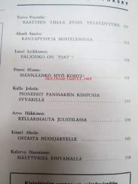 Kansa Taisteli 1963 nr 11, sis. seur. artikkelit; Toivo Vuorela - Raatteen tiellä ensin vetäydyttiin, Akseli Sario - Rantapyssyjä hoitelemassa, Lauri Leikonen -