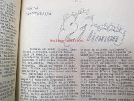 Mekanikus 6 kpl numeroita vuosilta 1951-52 - Suomen teknillisten opistojen oppiloasyhdistysten yhteistoimintajulkaisuja Turun, Helsingin ja Tampereen Teknillisten