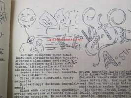 Mekanikus 6 kpl numeroita vuosilta 1951-52 - Suomen teknillisten opistojen oppiloasyhdistysten yhteistoimintajulkaisuja Turun, Helsingin ja Tampereen Teknillisten