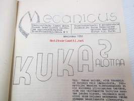 Mekanikus 6 kpl numeroita vuosilta 1951-52 - Suomen teknillisten opistojen oppiloasyhdistysten yhteistoimintajulkaisuja Turun, Helsingin ja Tampereen Teknillisten