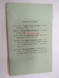 Fysikaalisia luennoita Energia Opin kannalta yliopistollisissa lomakursseissa v. 1904 pitänyt E. Bonsdorff.