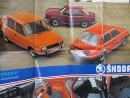 Skoda 105 S, 105 L, 120 L, 120 SL -myyntiesite / sales brochure