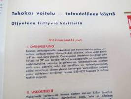 Esso teollisuusvoiteluaineet - öljyt &amp; rasvat, perusteellinen selvitys ominaisuuksista ja käyttötarkoituksista - käsikirja