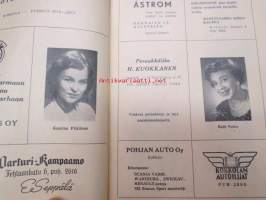 Kokkolan maakuntateatteri 1958-1959 Talo Montevideossa (Das Haus in Montevideo) -näytelmän käsiohjelma