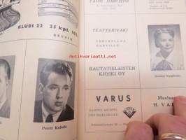 Kokkolan maakuntateatteri 1958-1959 Talo Montevideossa (Das Haus in Montevideo) -näytelmän käsiohjelma