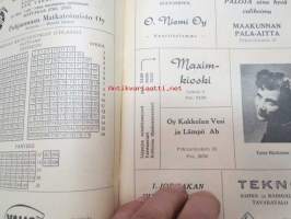 Kokkolan maakuntateatteri 1958-1959 Talo Montevideossa (Das Haus in Montevideo) -näytelmän käsiohjelma