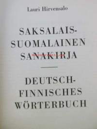 Saksalais-suomalainen sanakirja / Deutsch-Finnisches Wörterbuch