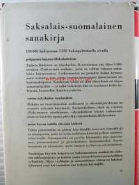 Saksalais-suomalainen sanakirja / Deutsch-Finnisches Wörterbuch