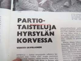 Kansa Taisteli 1965 nr 6 sis. seur. artikkelit; Reino Penttinen - Varusmiesjoukko tulikasteessa, Ossi Pulkkinen - Omelian mottia kukistamassa, Veikko Savolainen -