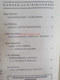 Kansa Taisteli 1965 nr 6 sis. seur. artikkelit; Reino Penttinen - Varusmiesjoukko tulikasteessa, Ossi Pulkkinen - Omelian mottia kukistamassa, Veikko Savolainen -