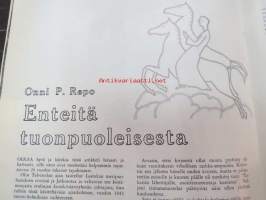 Kansa Taisteli 1965 nr 7 sis. seur. artikkelit; U. Viska - Rannikkoiskukomppania Hangon lohkolla, Aino Lemaitre - Sairasjunan päiviä ja öitä, Matti Haussila -