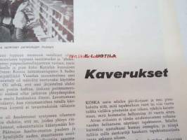 Kansa Taisteli 1965 nr 8 sis. seur. artikkelit; Reino Helin - Kenttäpostia, E.I. Uotila - Kaverukset, Antero Vuorio - Jaurun Karhu ja &quot;vanha eversti&quot;, P.A. Oksanen