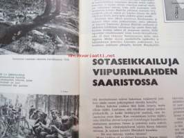 Kansa Taisteli 1965 nr 8 sis. seur. artikkelit; Reino Helin - Kenttäpostia, E.I. Uotila - Kaverukset, Antero Vuorio - Jaurun Karhu ja &quot;vanha eversti&quot;, P.A. Oksanen