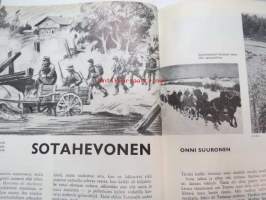 Kansa Taisteli 1965 nr 8 sis. seur. artikkelit; Reino Helin - Kenttäpostia, E.I. Uotila - Kaverukset, Antero Vuorio - Jaurun Karhu ja &quot;vanha eversti&quot;, P.A. Oksanen