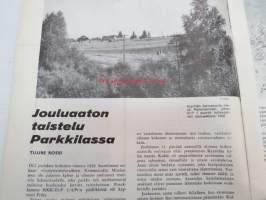 Kansa Taisteli 1965 nr 12 sis. seur. artikkelit; Tuure Rossi - Jouluaaton taistelu Parkkilassa, Lempi Kostiainen - &quot;Immolan poikain&quot; ilmataisteluja näkemässä ja