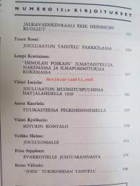 Kansa Taisteli 1965 nr 12 sis. seur. artikkelit; Tuure Rossi - Jouluaaton taistelu Parkkilassa, Lempi Kostiainen - &quot;Immolan poikain&quot; ilmataisteluja näkemässä ja