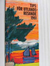 Helsingfors Aktiebank Tips för utlandsresande 1961 -esite