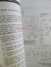 Chrysler Marine engine, Model LM 318 Service Manual (part no 81-770-9565) - Huolto-ohjekirja, katso kuvista sisältö tarkemmin.