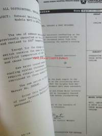 Chrysler Marine engine, Model LM 318 Service Manual (part no 81-770-9565) - Huolto-ohjekirja, katso kuvista sisältö tarkemmin.