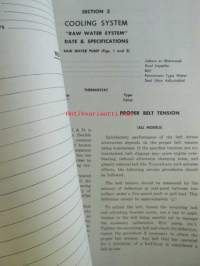 Chrysler Marine engine, Model LM 318 Service Manual (part no 81-770-9565) - Huolto-ohjekirja, katso kuvista sisältö tarkemmin.