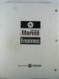 Chrysler Marine engine, Model LM 318 Service Manual (part no 81-770-9565) - Huolto-ohjekirja, katso kuvista sisältö tarkemmin.
