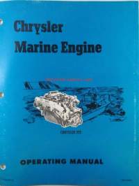 Chrysler Marine engine, Chrysler 225, Operating Manual (part no 81-770-9551R) - Käyttöohjekirja, katso kuvista sisältö tarkemmin.