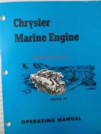 Chrysler Marine engine, Chrysler 200, Operating Manual (part no 81-770-9554) - Käyttöohjekirja, katso kuvista sisältö tarkemmin.