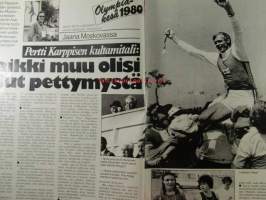 Jaana 1980 nr 31, sis. mm. seur. artikkelit / kuvat / mainokset; Arto Härkönen kihlasi Jaanansa, Armi-myytistä syntyy nyt kirja, Björn Borgin häät, Goldie