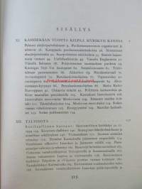 Suomen Marsalkan muistelmat, G. Mannerheimin muistelmien I-II, 260 kuvaa, 30 karttaa, 1 karttaliite ja henkilöhakemisto.