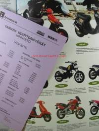 Yamaha &#039;96 mallisto esite - Moottoripyörämallisto myyntiesite