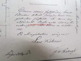 &quot;Dessain&quot; (=design?) att i gården No 2 i 1sta Quarteret af 6te Stadsdelen tillhörig Handlanden Carl Magnus Dahlström, inrätta, i det mindre, emot Wästra