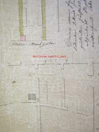 &quot;Dessain&quot; (=design?) att i gården No 2 i 1sta Quarteret af 6te Stadsdelen tillhörig Handlanden Carl Magnus Dahlström, inrätta, i det mindre, emot Wästra