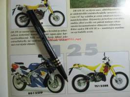 Suzuki 1996, RIde the winds of change, mallisto esite - Moottoripyörämallisto myyntiesite