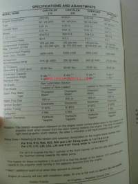 Chrysler V-8 Marine engine, Operating Manual - Käyttöohjekirja, katso kuvista sisältö tarkemmin.