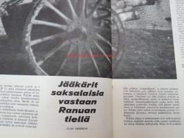 Kansa Taisteli 1966 nr 11 sis. seur. artikkelit; Uuno Kumpulainen - Kuusijoki murtui - Löytövaara kesti 1. osa, Vilho Manninen Rajamies - Sotavankina 3. osa GPU:n